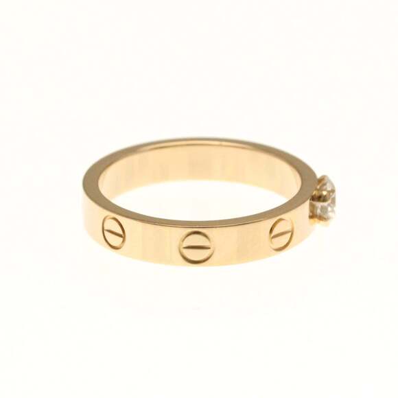 CARTIER 18k Gold Diamond Love Ring - Picture 4 of 10